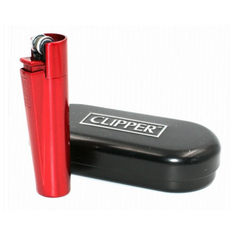 Zapalniczka Clipper Metal Red Devil - Czerwona