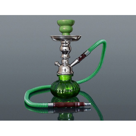 Shisha z Kuferkiem Pączek - Zielona 24cm