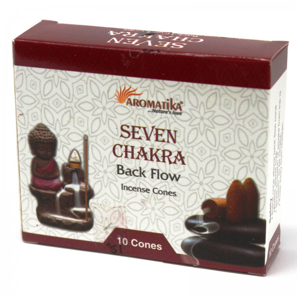 Kadzidełka Stożkowe Baack Flow - SEVEN CHAKRA 10 szt