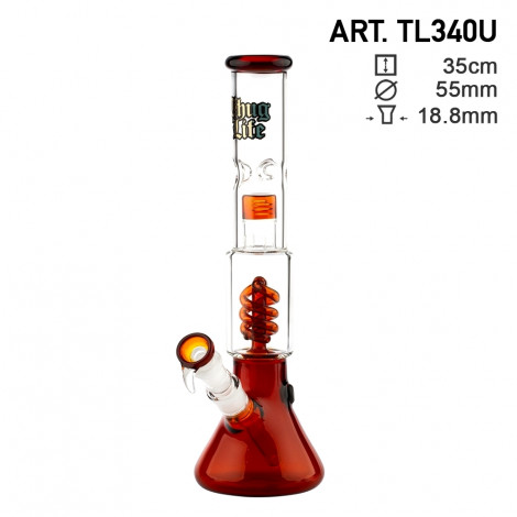 Bongo Thug Life - Filtracją Spiral 36cm Orange (TL340U)