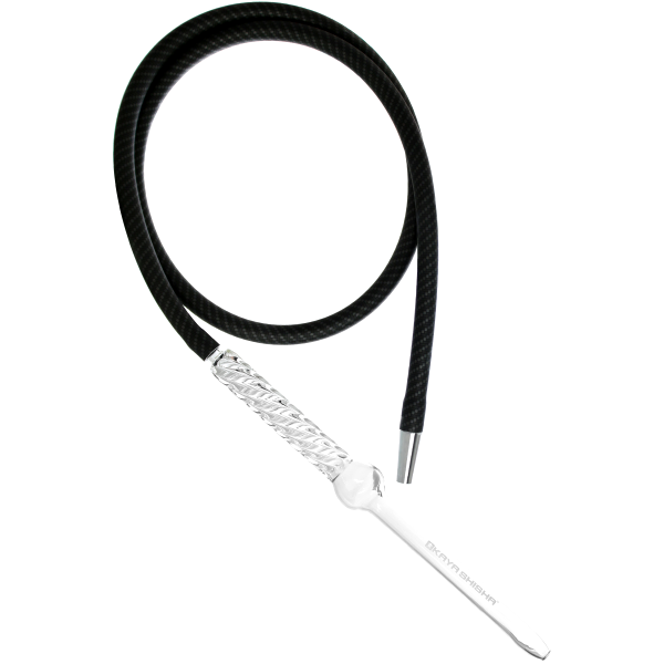 Wąż do Shishy + Ustnik - KAYA Carbon Arctic 150cm