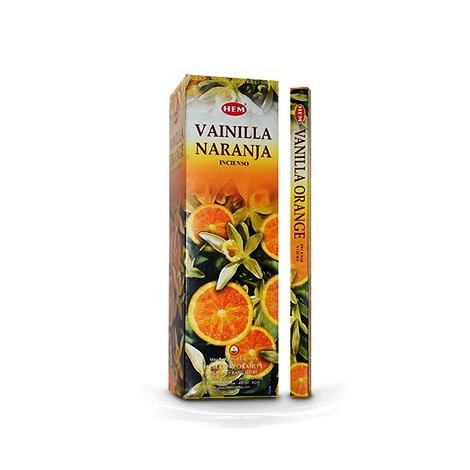 Kadzidełka HEM 8szt. - Wanilia & Pomarańcza
