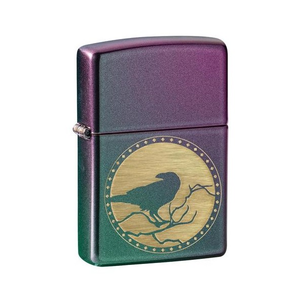 Zapalniczka ZIPPO - Raven Design Iridescent Matte