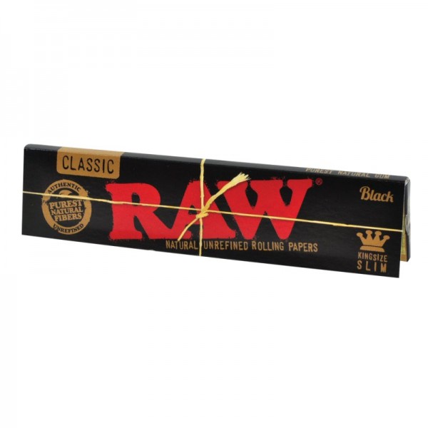 Bibułki RAW Black - King Size Slim