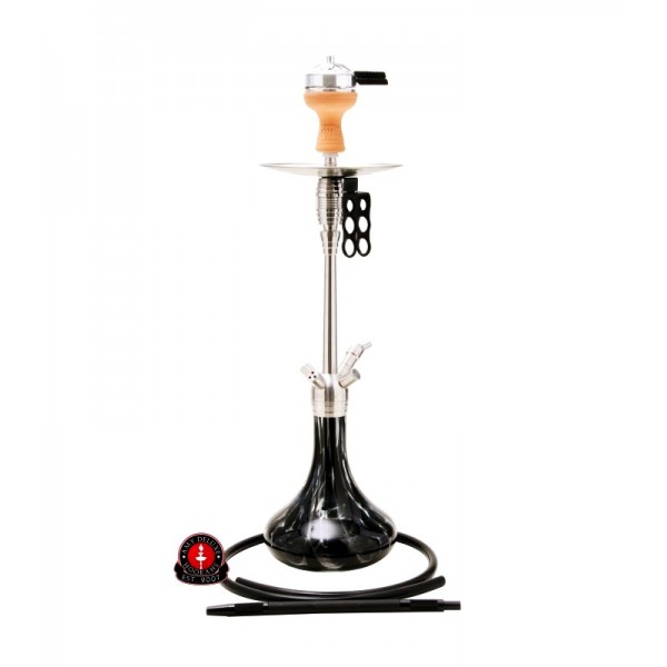 AMY Shisha - SS05 Feather Steel Black 87cm