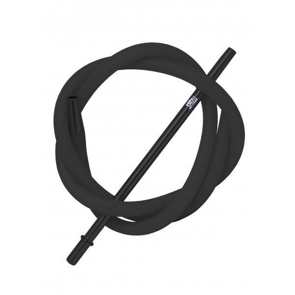 Wąż do Shishy Silikonowy + Ustnik Shizu Czarny