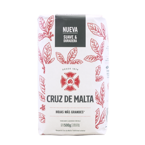Yerba Mate Cruz De Malta - Nueva Elaborada Con Palo 0,5kg