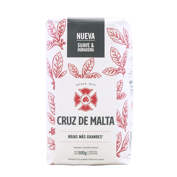 Yerba Mate Cruz De Malta - Nueva Elaborada Con Palo 0,5kg