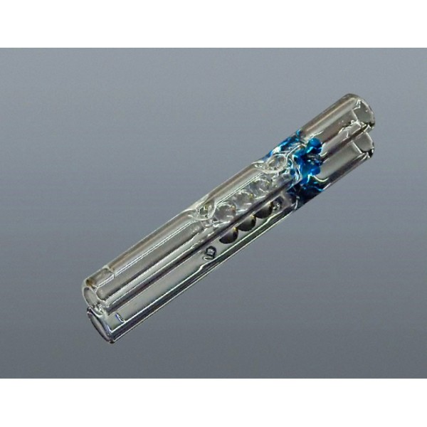 Lufka Szklana z Kulkami - Niebieskie Kropki 9cm