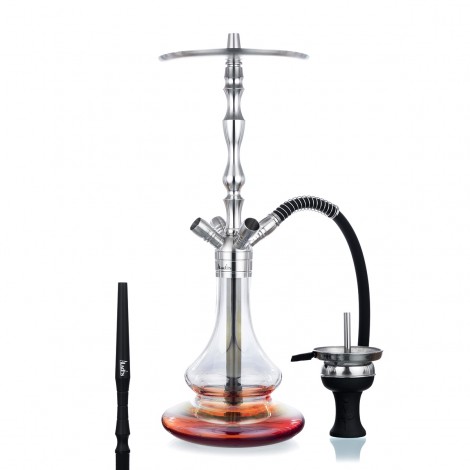 Shisha Aladin MVP 500 - Red & Clear 59cm