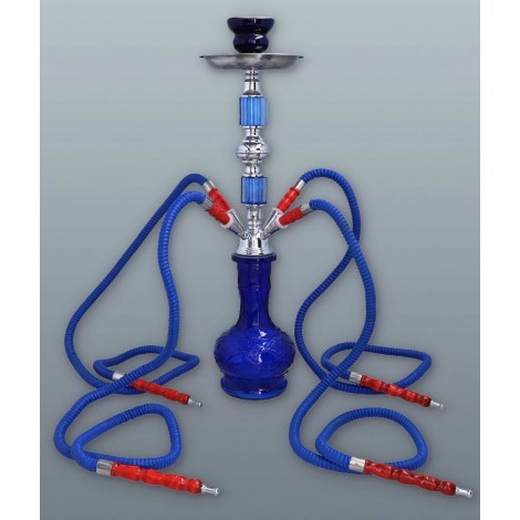Shisha Pyramid v.II - 4 Węże - Niebieska 52cm