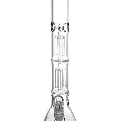 Bongo HEISENBERG z Dyfuzorem - GOLD Double Perc 60cm (42659)
