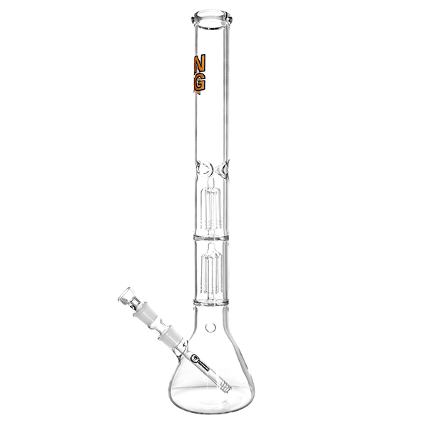 Bongo HEISENBERG z Dyfuzorem - GOLD Double Perc 60cm (42659)
