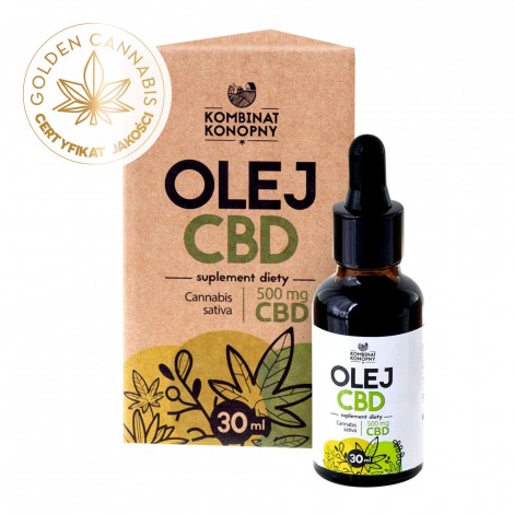 Olej CBD 500 mg - Kombinat Konopny
