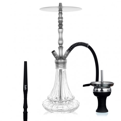 Shisha Aladin ALUX 8 - Silver 68cm