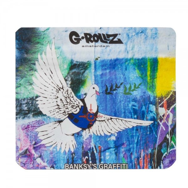 Bezzapachowa Torebka na Weed G-ROLLZ - Banksy's 'Bulletproof Dove' 90x80 mm