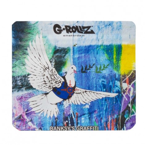 Bezzapachowa Torebka na Weed G-ROLLZ - Banksy's 'Bulletproof Dove' 90x80 mm