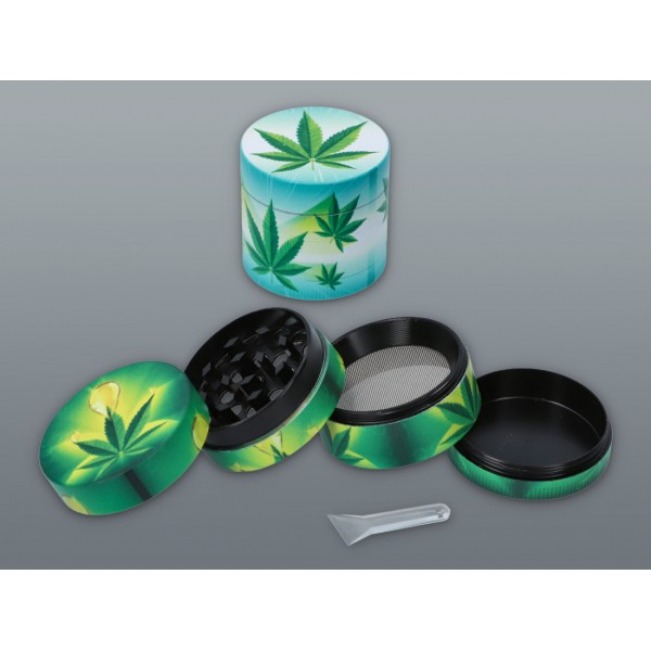 Młynek do tytoniu - Oil Leaves- 4 częściowy (1-2178)