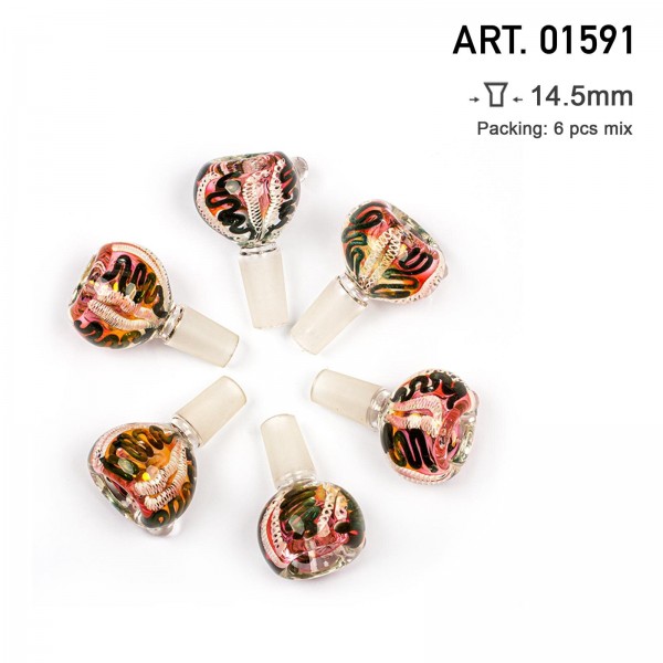 Cybuch do Bonga 14,5mm - Oval Orange