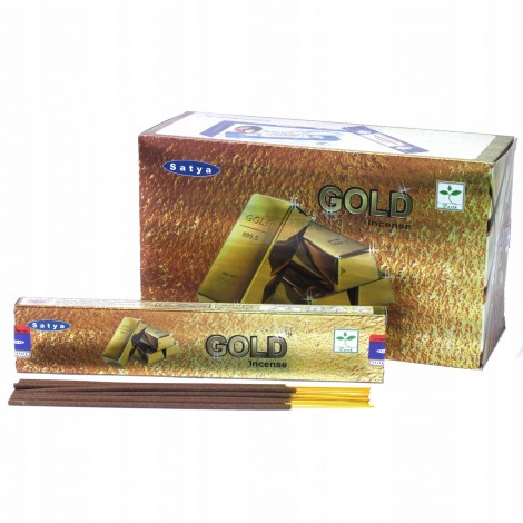 Kadzidełka SATYA - Gold (Złoto) 15g