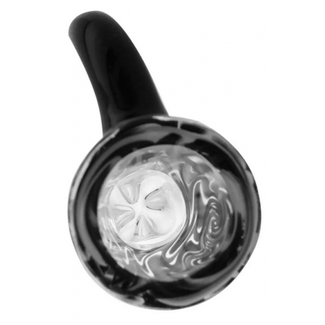 Cybuch do Bonga 18,8mm z rączką - Twisted Black/White