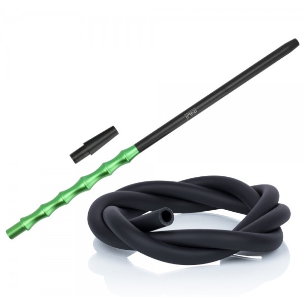 Elegancki Wąż do Shishy - Invi Green/Black