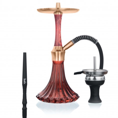 Shisha Aladin EPOX 360 - Red Copper Pattern 36 cm