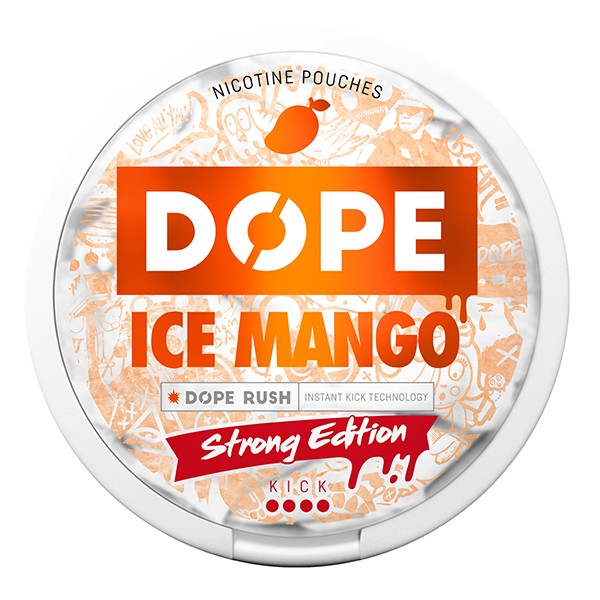 Biały Snuss -DOPE Ice Mango 50mg/g