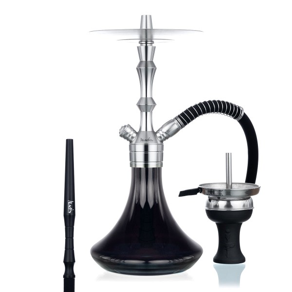 Shisha Aladin MVP 360 - Silver/Black 44cm