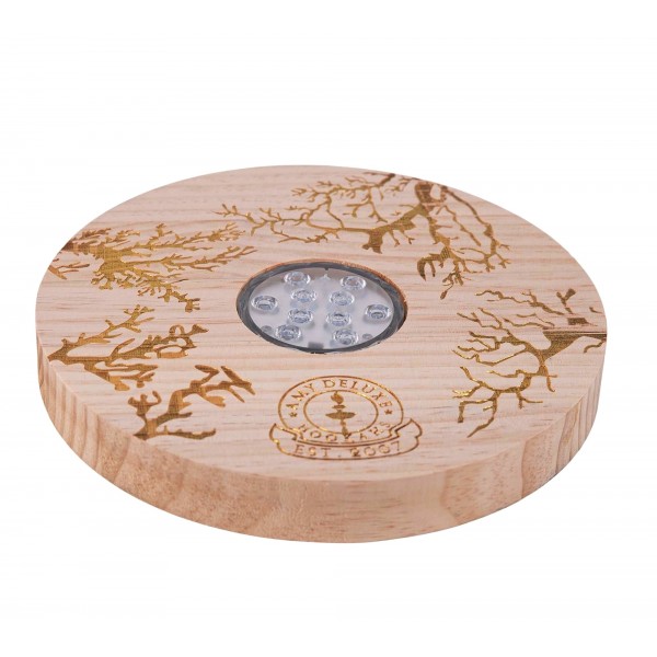 Podstawka Drewniana do Shishy AMY + LED 30cm