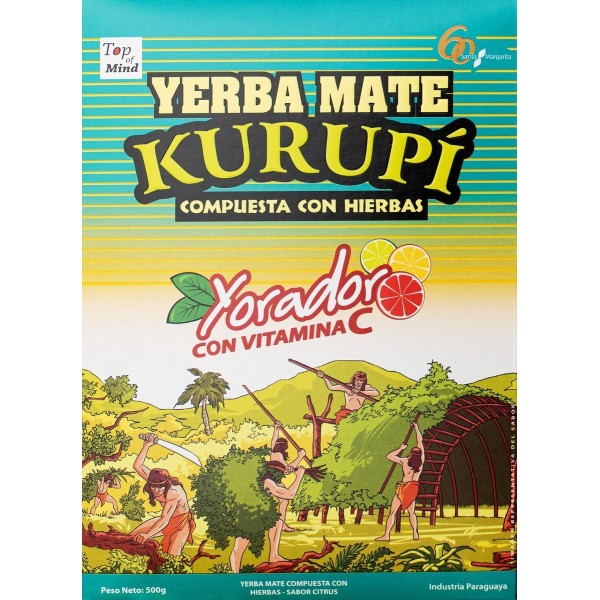 Yerba Mate - Kurupi Cytrusowa Terere- 0,5kg