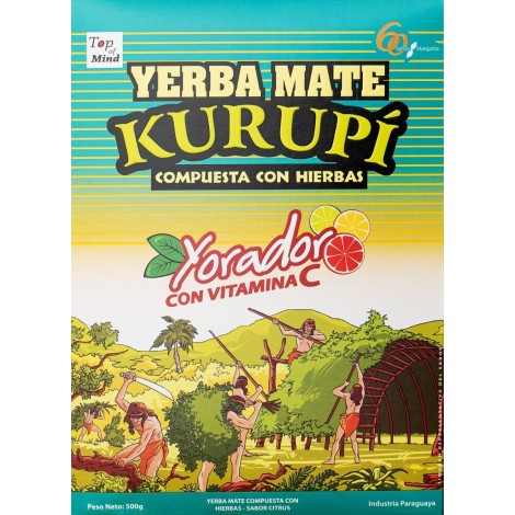 Yerba Mate - Kurupi Cytrusowa Terere- 0,5kg