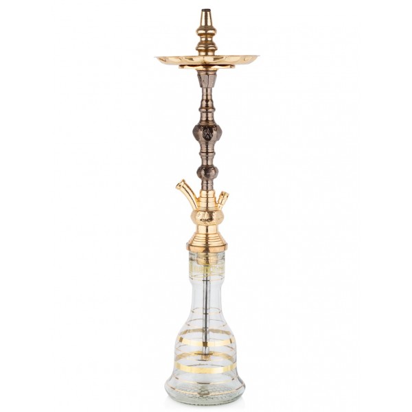 Shisha Khalil Mamoon - American Star Oxid/Gold 75cm