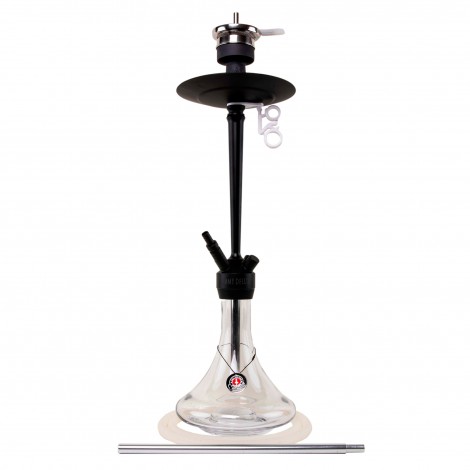 AMY Shisha - Alu Deluxe Black Clear  (066.01) 70cm