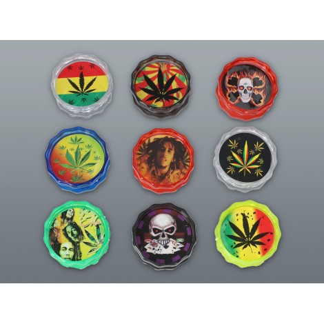 Młynek do Tytoniu Akrylowy - Mix Wzorów Mały Vol.2 (2010)