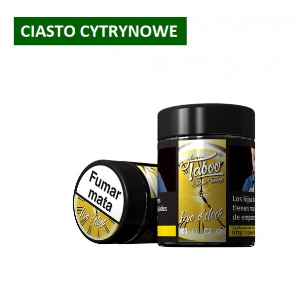 Tytoń do Shishy TABOO 50g - Five o'Clock