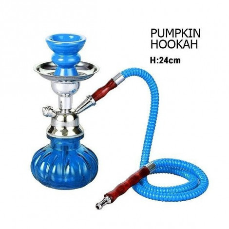 Shisha Pączek 24 cm niebieska