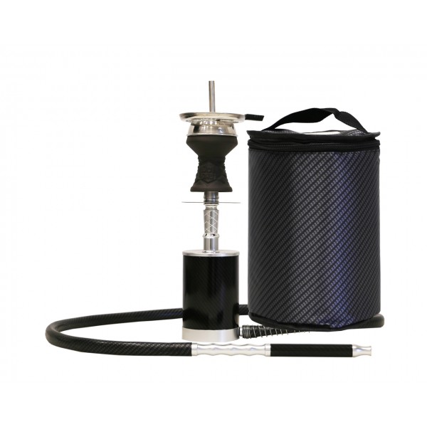 Shisha Al Mani - GunShot Carbon +TORBA - Black 29cm