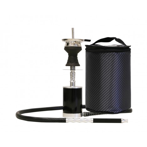 Shisha Al Mani - GunShot Carbon +TORBA - Black 29cm