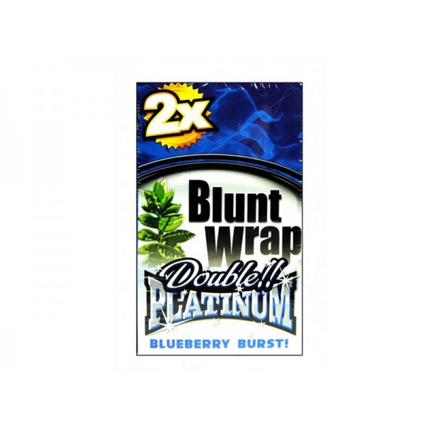 Blunt Wrap Platinum 2szt. - Blue (Borówka)