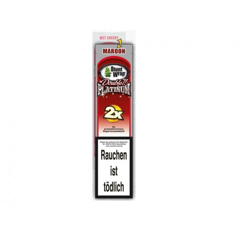 Blunt Wrap Platinum 2szt. - MAROON (Wiśnia)