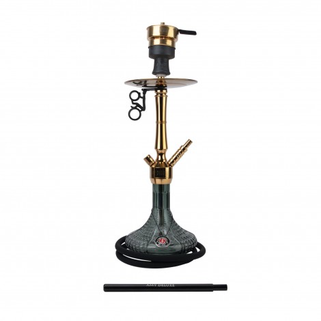 AMY Shisha 068.02 - Alu Luna - Gold Black 60cm