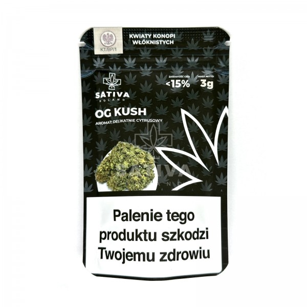 Susz CBD - OG KUSH - ok.15% CBD - 3 g
