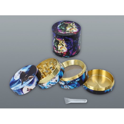 Młynek do tytoniu - Wolf - 4 częściowy (2260)