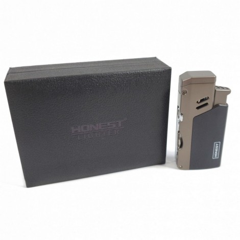 Zapalniczka Honest G4 + Przybornik do Fajki - Grafitowa