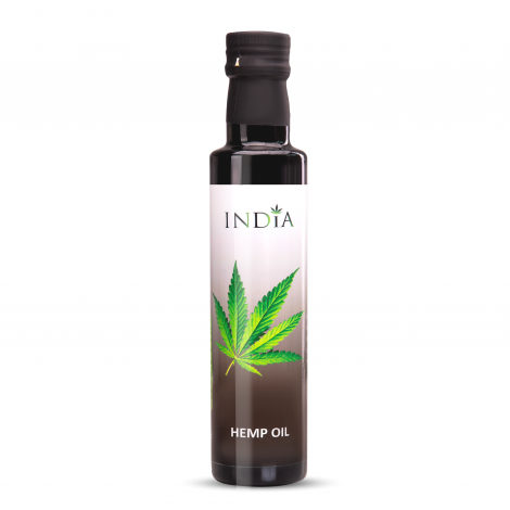 Naturalny Olej Konopny tłoczony na zimno - 250 ml