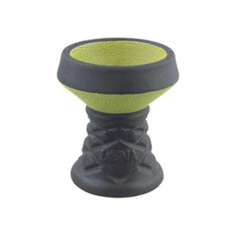 Cybuch do Shishy LUNA - Masta Kamienny  z Sitkiem - Yellow