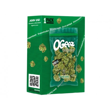 Czekoladki Ogeez Krunch Hemp - POPPING CANDY 35g