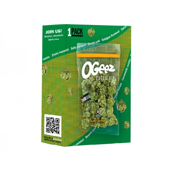 Czekoladki Ogeez Krunch Hemp - SALTY CARAMEL 35g