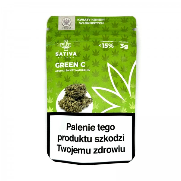 Susz CBD - Green C - ok.15% CBD - 3 g